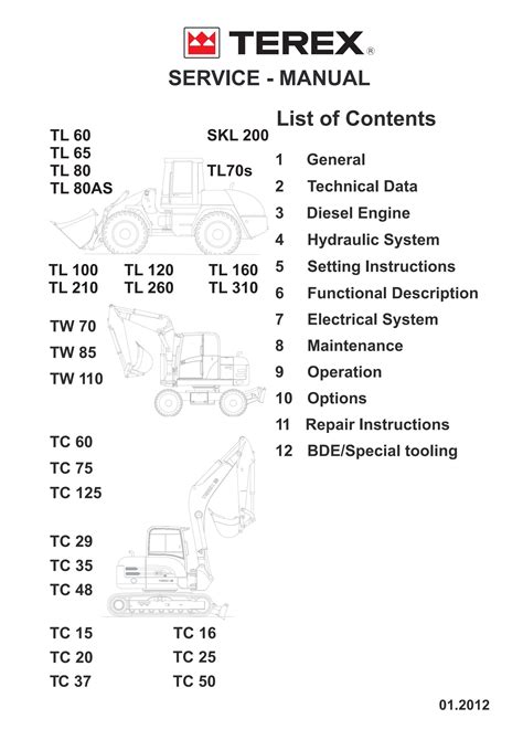 terex tc16 user manual